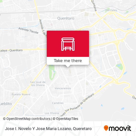 Jose I. Novelo Y Jose Maria Lozano map