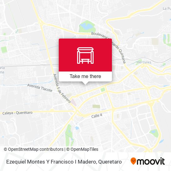 Ezequiel Montes Y Francisco I Madero map