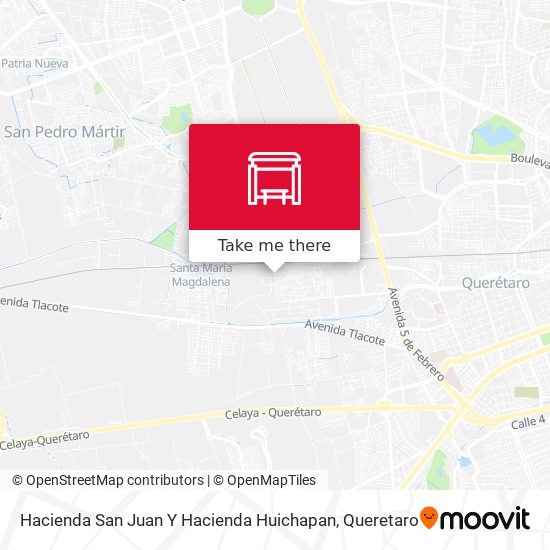 Hacienda San Juan Y Hacienda Huichapan map
