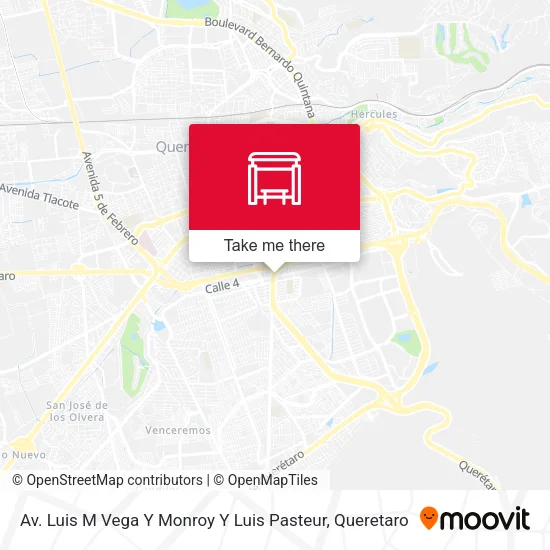 Mapa de Av. Luis M Vega Y Monroy Y Luis Pasteur
