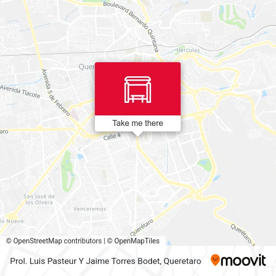 Mapa de Prol. Luis Pasteur Y Jaime Torres Bodet
