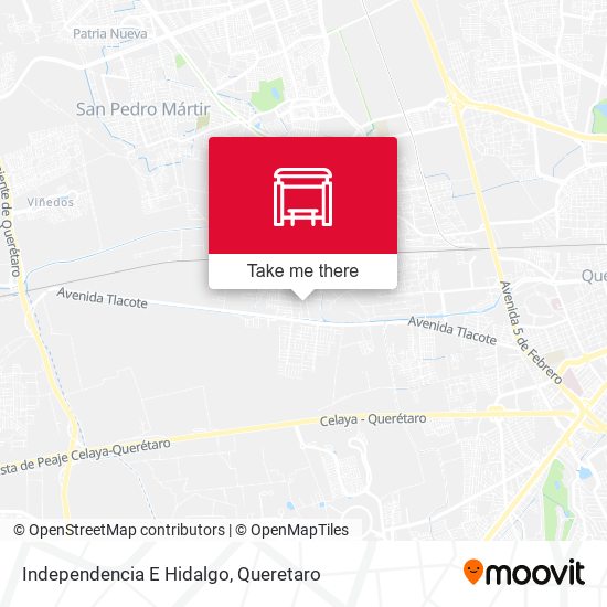 Independencia E Hidalgo map
