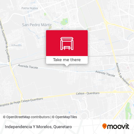 Mapa de Independencia Y Morelos