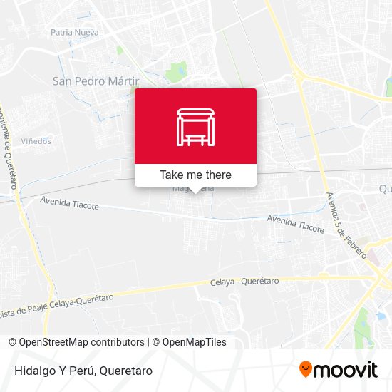 Hidalgo Y Perú map