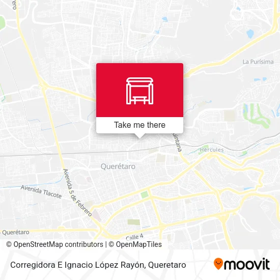 Mapa de Corregidora E Ignacio López Rayón