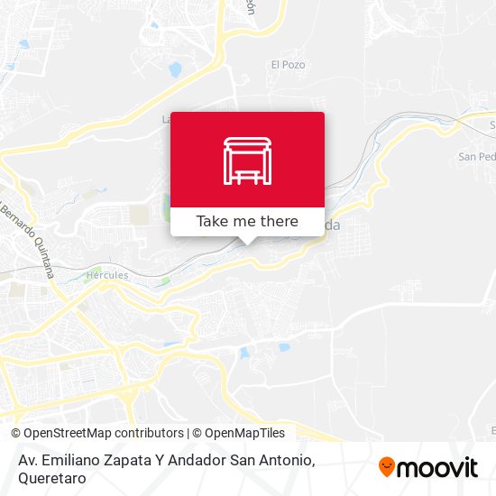 Av. Emiliano Zapata Y Andador San Antonio map