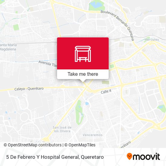 5 De Febrero Y Hospital General map