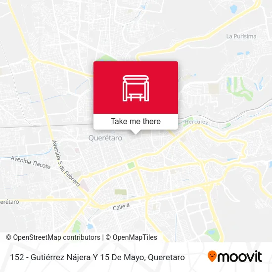 152 - Gutiérrez Nájera Y 15 De Mayo map