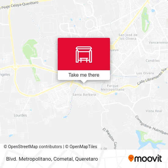 Mapa de Blvd. Metropolitano, Cometal