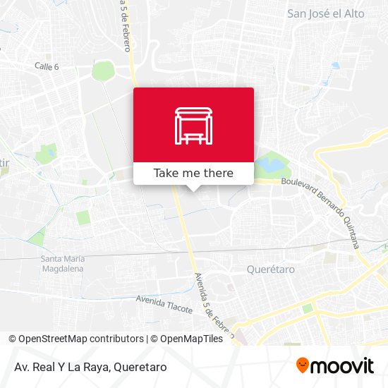 Mapa de Av. Real Y La Raya
