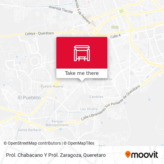 Pról. Chabacano Y Pról. Zaragoza map
