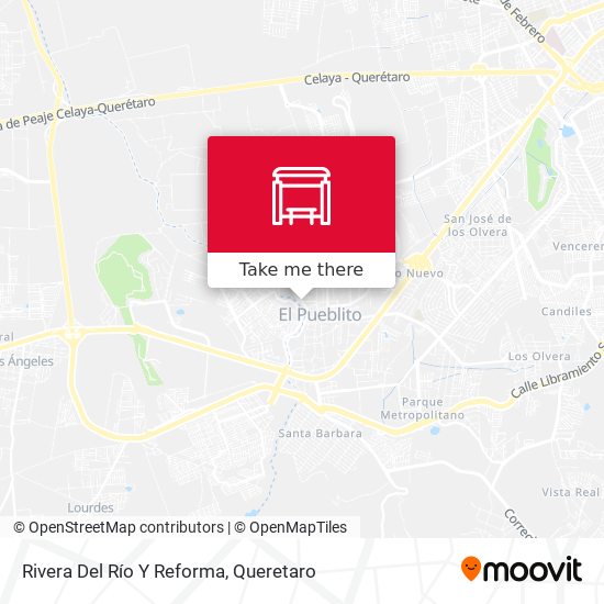 Mapa de Rivera Del Río Y Reforma