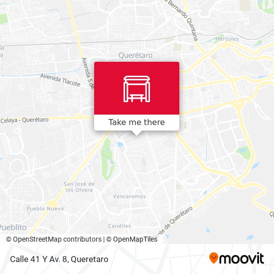 Mapa de Calle 41 Y Av. 8
