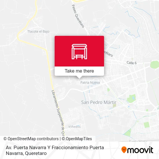Mapa de Av. Puerta Navarra Y Fraccionamiento Puerta Navarra