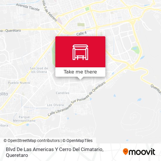 Blvd De Las Americas Y Cerro Del Cimatario map