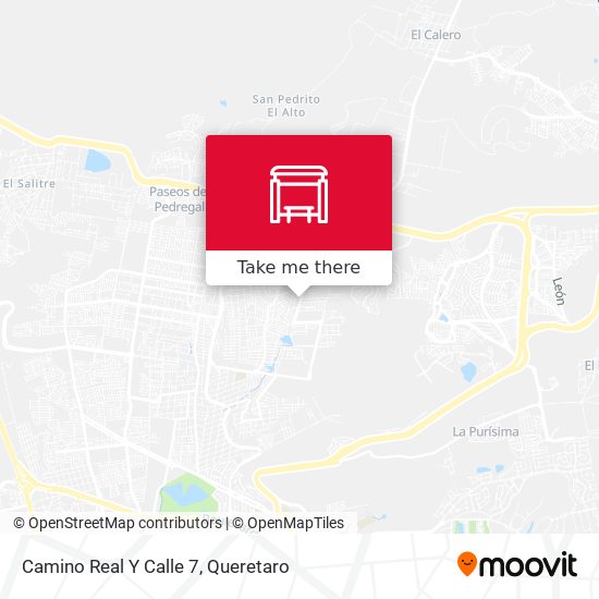 Camino Real Y Calle 7 map
