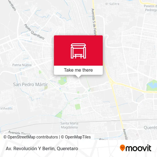 Mapa de Av. Revolución Y Berlin