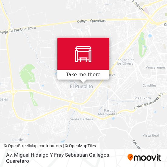 Mapa de Av. Miguel Hidalgo Y Fray Sebastian Gallegos