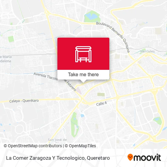 Mapa de La Comer Zaragoza Y Tecnologico