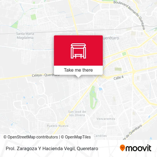 Prol. Zaragoza Y Hacienda Vegil map