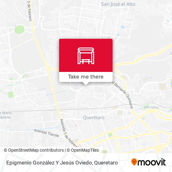 Epigmenio González Y Jesús Oviedo map