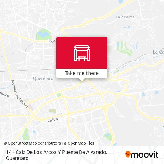 14 - Calz De Los Arcos Y Puente De Alvarado map