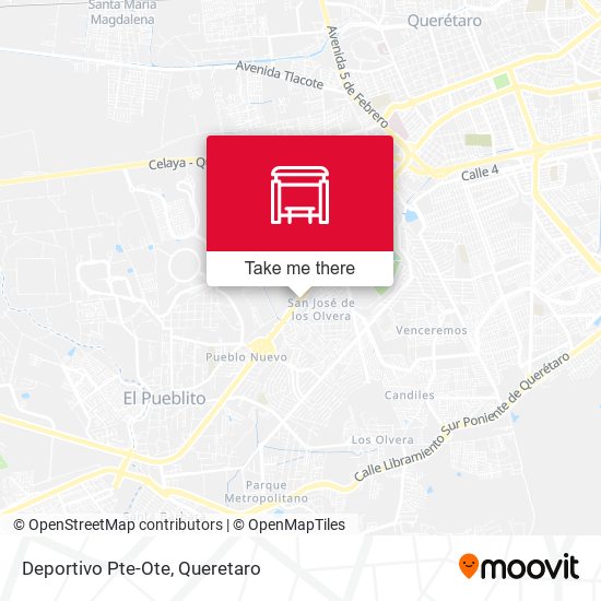 Mapa de Deportivo Pte-Ote