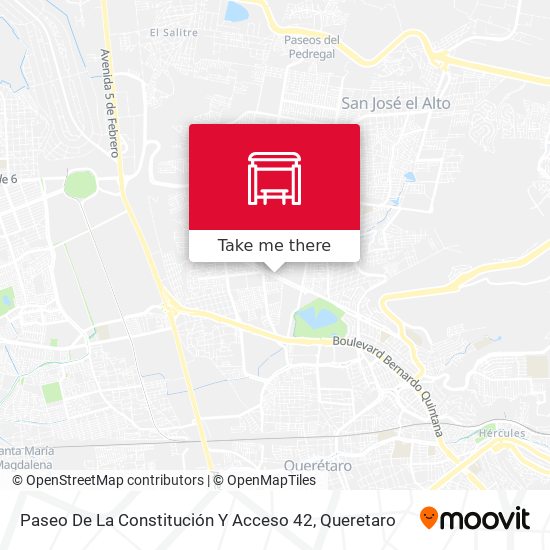 Paseo De La Constitución Y Acceso 42 map