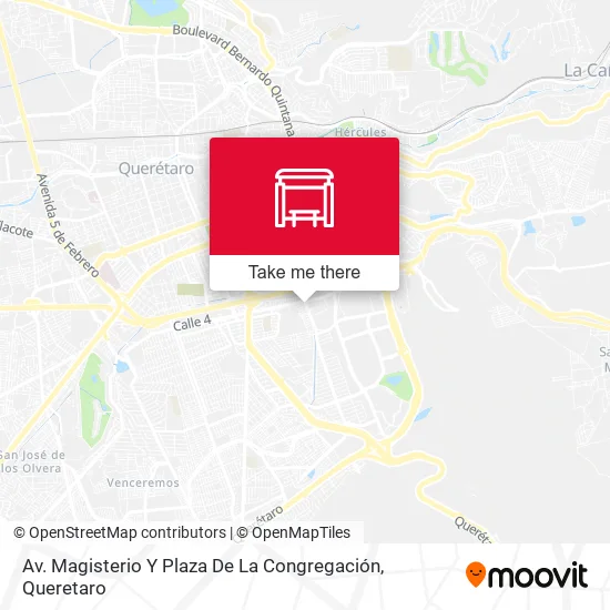 Mapa de Av. Magisterio Y Plaza De La Congregación