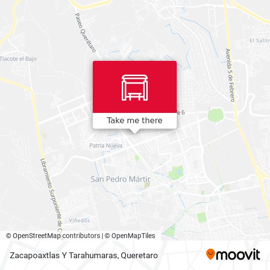 Zacapoaxtlas Y Tarahumaras map