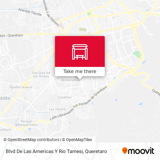 Mapa de Blvd De Las Americas Y Rio Tamesi