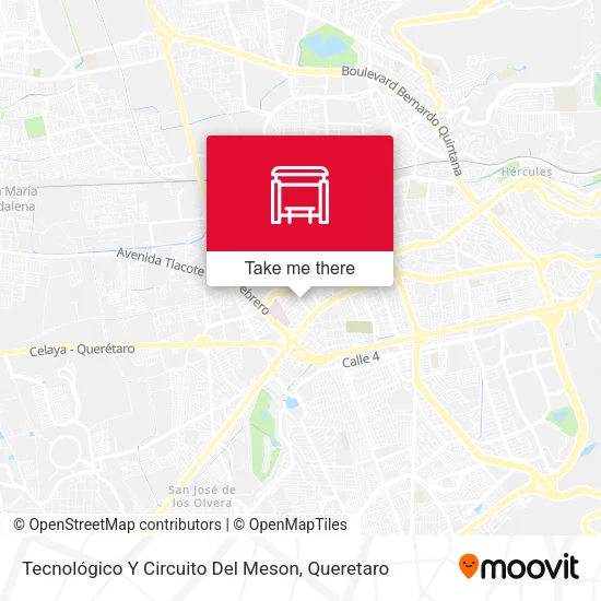 Mapa de Tecnológico Y Circuito Del Meson