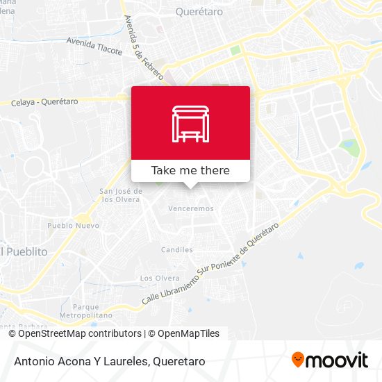 Antonio Acona Y Laureles map