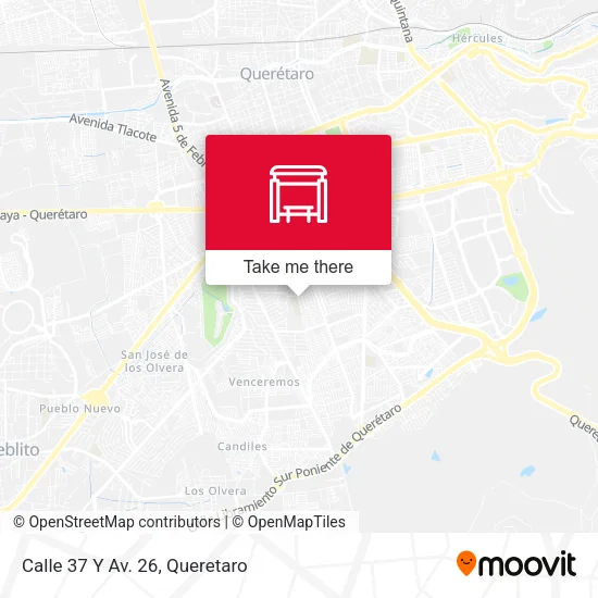 Mapa de Calle 37 Y Av. 26