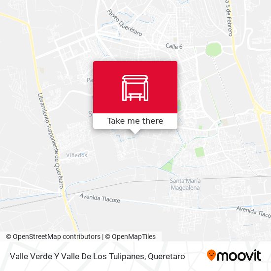 Valle Verde Y Valle De Los Tulipanes map