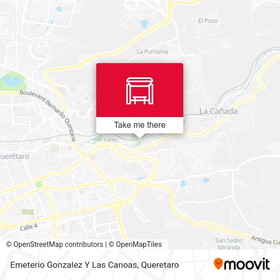 Mapa de Emeterio Gonzalez Y Las Canoas