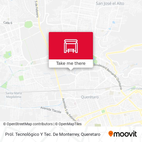 Pról. Tecnológico  Y Tec. De Monterrey map