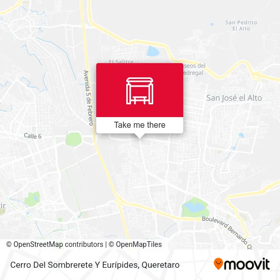 Mapa de Cerro Del Sombrerete Y Eurípides