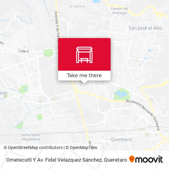 Ometecutli Y Av. Fidel Velazquez Sánchez map