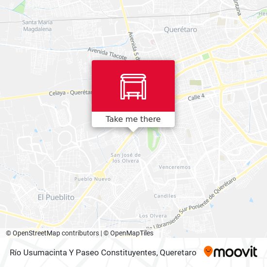 Río Usumacinta Y Paseo Constituyentes map