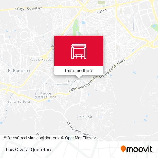 Mapa de Los Olvera