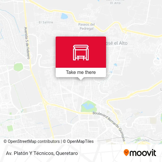Av. Platón Y Técnicos map
