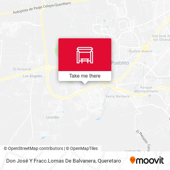 Mapa de Don José Y Fracc.Lomas De Balvanera