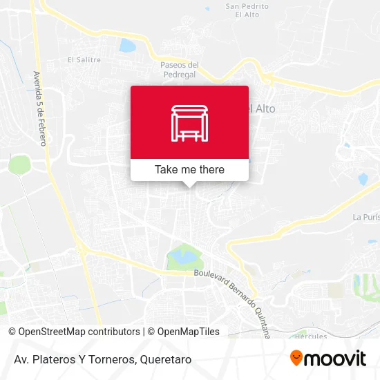 Mapa de Av. Plateros Y Torneros