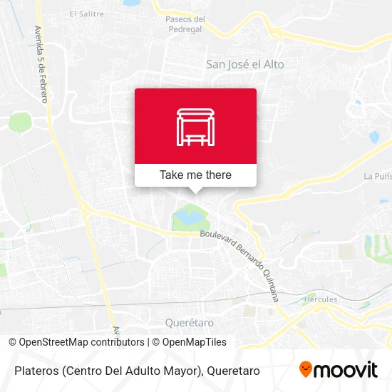 Mapa de Plateros (Centro Del Adulto Mayor)