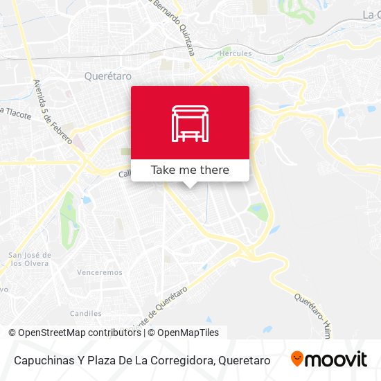 Capuchinas Y Plaza De La Corregidora map