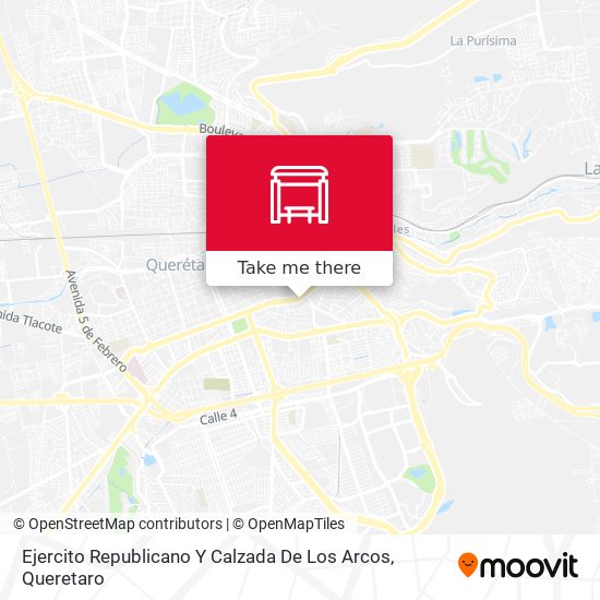 Ejercito Republicano Y Calzada De Los Arcos map