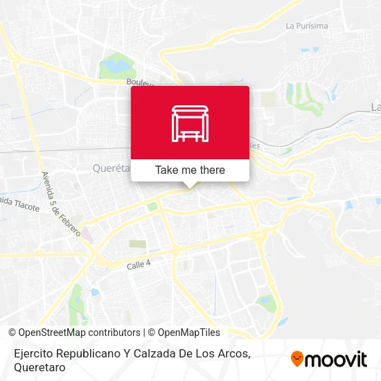 Mapa de Ejercito Republicano Y Calzada De Los Arcos