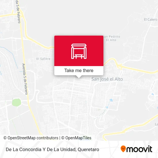 De La Concordia Y De La Unidad map