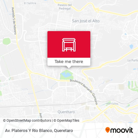 Mapa de Av. Plateros Y Río Blanco